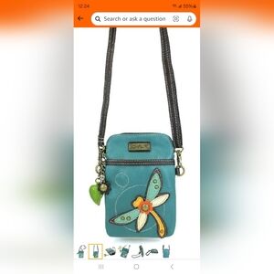 Chala Dragonfly Vegan Cross-Body Handbag